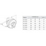 ZILON ZFO 100 p вентилятор канальный круглый — 304 м³/ч, Ø100 (220В)